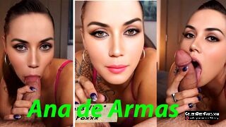 Deepfaked Ana de Armas Takes Control, Celebrity Porn, Steamy Scenes