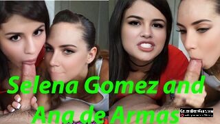 Selena Gomez & Ana de Armas: Domestic Violence Threesome